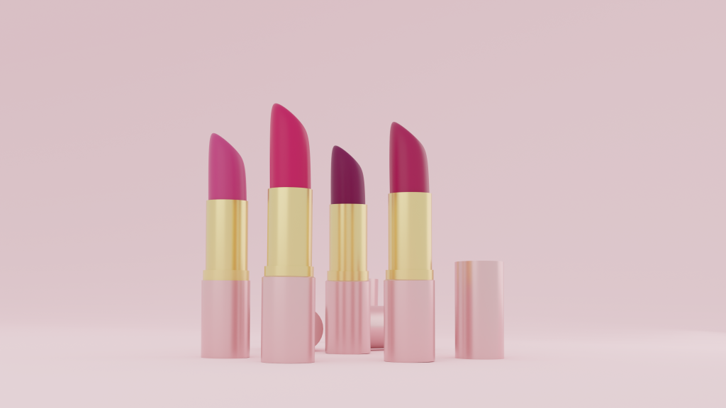 3D Lipsticks Design